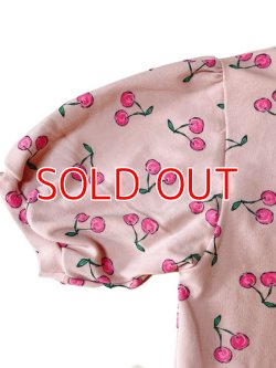 Photo3: Adult Baby Onesie cherry pattern short sleeves M
