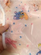Other Images1: Adult Baby waterproof Pants (PVC)retro Animal Pattern Pink