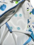 Other Images2: Adult baby diaper cover elephant pattern  polyurethane waterproof / waist strap foot strap 