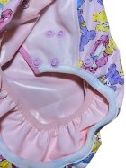 Other Images1: Adult Diaper Cover Teddy Bear Pattern Polyurethane Waterproof Pink