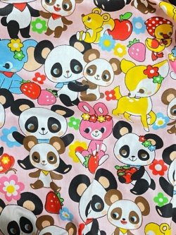 Photo4: Adult Diaper Cover Panda Animal Pattern Polyurethane Waterproof Pink 