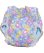Photo1: Adult baby diaper cover teddy bear pattern polyurethane waterproof light blue /lace (1)