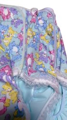 Other Images2: Adult Diaper Cover Teddy Bear Pattern Polyurethane Waterproof Light Blue /Lace