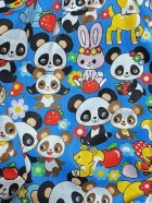 Other Images2: Adult Diaper Cover Panda Animal Pattern Polyurethane Waterproof Blue / Lace on Hip