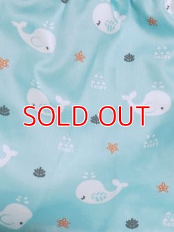 Photo4: Adult baby diaper cover polyurethane waterproof whale pattern S,5L