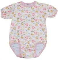 Adult  Baby Romper Plush Pattern Short Sleeves