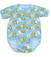 Adult Baby Romper  Duck Pattern Short Sleeves