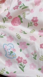 Other Images3: Adult baby diaper cover with rabbits and flowers pattern  waterproof waist strap