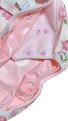 Other Images2: Adult baby diaper cover with rabbits and flowers pattern  waterproof waist strap  same pattern