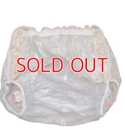 Photo1: Adult baby diaper cover vinyl cover pink(4L,5L)