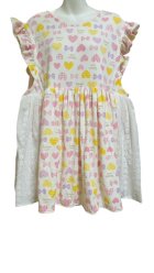 Other Images1: Adult romper with skirt, heart pattern, A/XL only