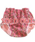 Adult baby diaper cover with bear pattern quilt