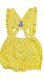 Photo1: Adult  Baby Romper Overalls Polka Dot/yellow (1)
