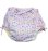 Photo1: Adult baby diaper cover pants type flower pattern waist and foot strap (1)