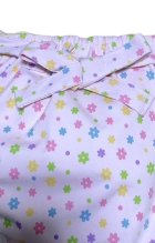 Other Images1: Adult baby diaper cover pants type flower pattern waist strap