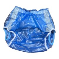 Adult baby diaper cover pvc blue 5L