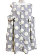 Other Images1: Adult baby jumper skirt in polka dot pattern