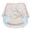 Photo1: Adult diaper cover heart and cherry print terry cloth waterproof (1)
