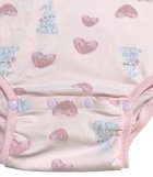Other Images2: Adult Baby romper with rabbit and heart print short sleeves