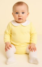 Other Images1: Adult Baby romper with collar/yellow