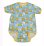 Photo1: Adult Baby Romper  Duck Pattern Short Sleeves Yellow rib XL only (1)