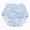 Photo1: Adult diaper cover light blue floral pattern pile waterproof (1)