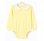 Photo1: Adult Baby romper with collar/yellow (1)