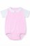 Photo1: Adult Baby romper short sleeves / baby pink (1)