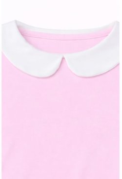 Photo3: Adult Baby romper short sleeves / baby pink