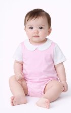 Other Images1: Adult Baby romper short sleeves / baby pink