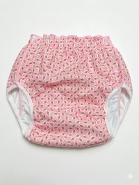Adult Baby Diaper Cover Strawberry Print Pile Waterproof