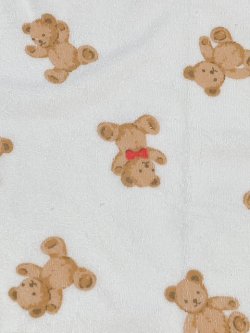 Photo5: Adult Baby sleeveless romper with bear print terry cloth