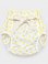 Photo1: Adult Diaper Cover – Lemon Print with Adjustable Waist Tie and Vinyl Waterproof Lining (1)