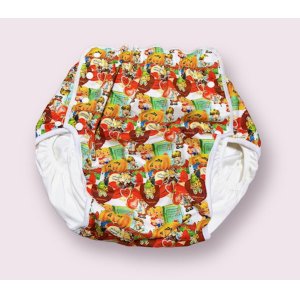 Photo: Adult baby diaper cover with boys & girls pattern only M´ size