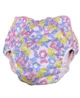 Photo: Adult Diaper Cover Teddy Bear Pattern Polyurethane Waterproof Pink