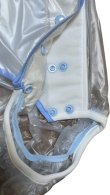 Photo3: Adult baby diaper cover vinyl cover light blue