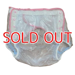 Photo: For Mr.T/ 	Adult baby diaper cover vinyl cover XXL