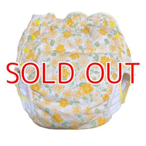 Photo: Adult baby diaper cover with  flowers pattern