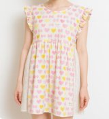 Photo: Adult romper with skirt, heart pattern, A/XL only
