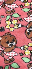 Photo5: Adult baby diaper cover with bear pattern quilt