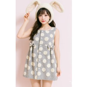 Photo: Adult baby jumper skirt in polka dot pattern