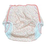 Photo: Adult diaper cover heart and cherry print terry cloth waterproof