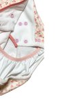 Photo3: Adult diaper cover heart and cherry print terry cloth waterproof