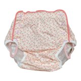 Photo: Adult diaper cover heart & cherry vinyl waterproof
