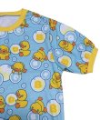 Photo2: Adult Baby Romper  Duck Pattern Short Sleeves Yellow rib XL only