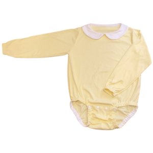 Photo: Adult Baby romper with collar/yellow