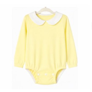 Photo: Adult Baby romper with collar/yellow