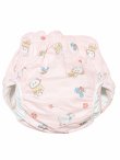 Photo1: Adult Baby Diaper Cover  Baby Pink Bunny and Duck Print Pile waterproof