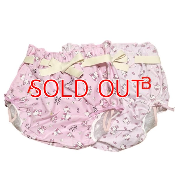 Photo1: Adult babydiaper cover kitty (A)4L