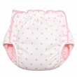 Photo1: Adult Diaper Cover – Pink Polka Dot Cotton with Urethane Waterproof Lining